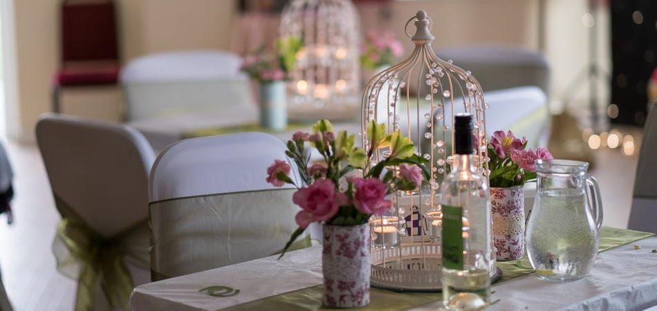 Wedding Venue Hire - Table Decorations 1