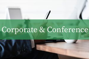 Corporate and conference button image